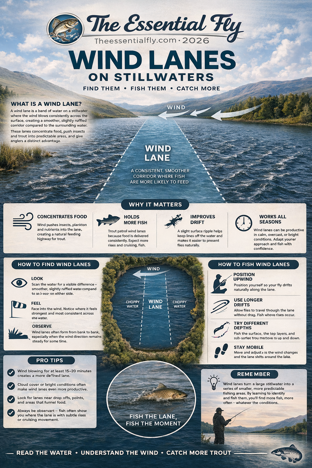 Our Essential Techniques for stillwater fly fishing